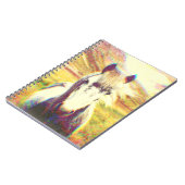 Isländische Pferdekunst Notizblock (Linke Seite)