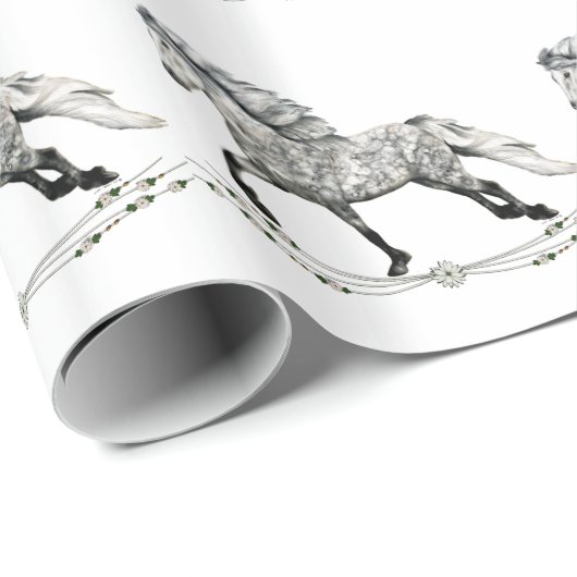 Isländische Pferderasse Gra Geschenkpapier (Rolleneckpunkt)