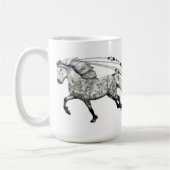 Isländische Pferderasse Gra Kaffeetasse (Links)