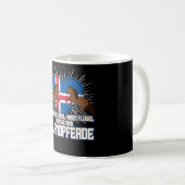 Isländische Pferdereiten Kaffeetasse (VorderseiteRechts)