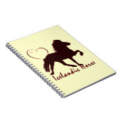 Isländische Pferdereiten Notizblock (Rechte Seite)