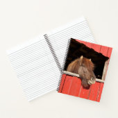 Isländische Pferdewendelheft Notizblock (Innenseite)