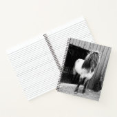 Isländische Pferdewendelheft Notizblock (Innenseite)