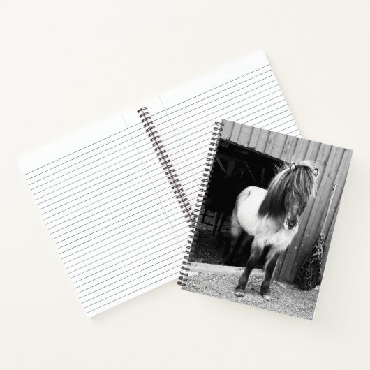 Isländische Pferdewendelheft Notizblock (Innenseite)