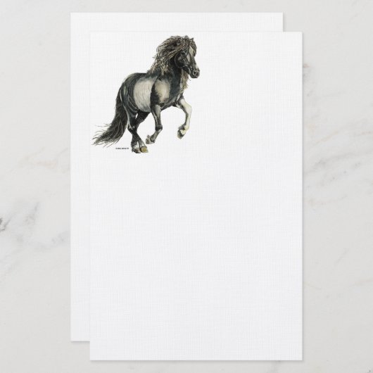 Isländische Pferdezweigstelle Briefpapier (Vorne/Hinten)