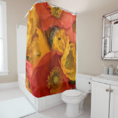 Isländische Poppies Duschvorhang (Beispiel)