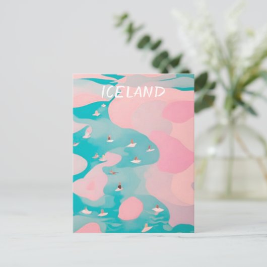 isländische Postkarte (Stehend Vorderseite)