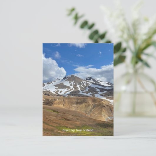 isländische Postkarte (Stehend Vorderseite)