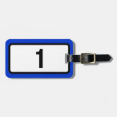 Isländische Ringstraße 1 Gepäckanhänger (Vorderseite horizontal)