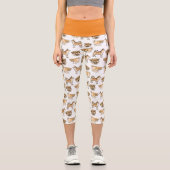 Isländische Schaffhausdesign-Leggings Capri Leggings (Vorderseite)