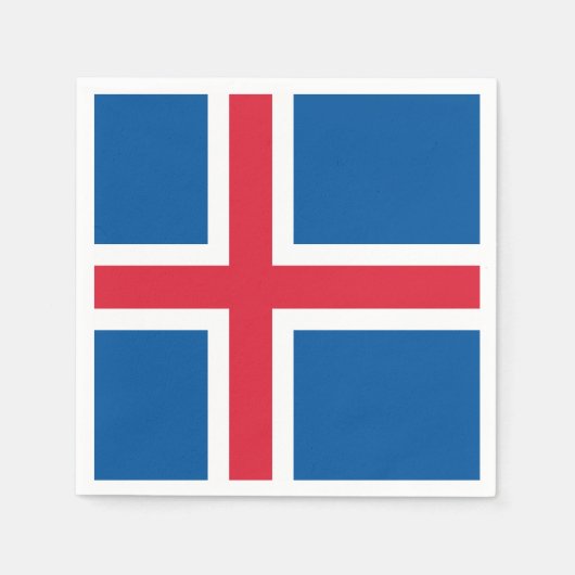 Isländische Serviette (Vorderseite)