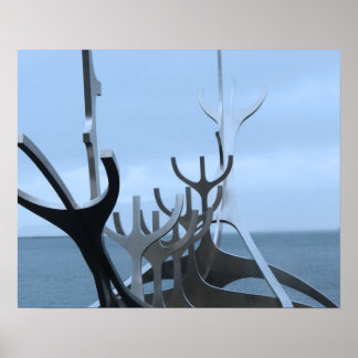 isländische Skulptur Poster