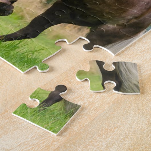 Isländische spielende und aufrichtende Pferde Puzzle (Seite)