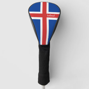 Isländische Sportvereine für Flaggen und Golf Is Headcover
