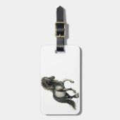 Isländische Stute Brana Gepäckanhänger (Vorderseite vertikal)