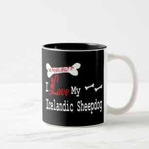 Isländische Tasse Sheepdog (I Liebe)