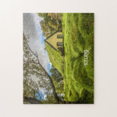 Isländische Turfkirche Puzzle (Vertikal)