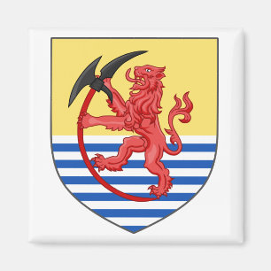 Isländische Wappen 1262 AD Magnet