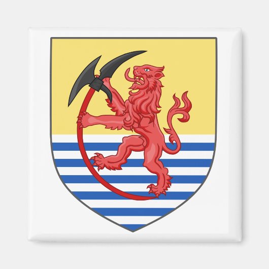 Isländische Wappen 1262 AD Magnet (Vorne)