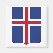 Isländische Wappen Magnet (Vorne)
