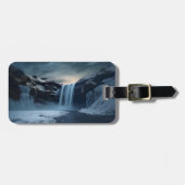 Isländische Wasserlandschaft Gepäckanhänger (Vorderseite horizontal)