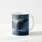 Isländische Wasserlandschaft Kaffeetasse (VorderseiteRechts)