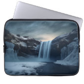 Isländische Wasserlandschaft Laptopschutzhülle (Vorderseite)