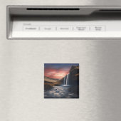 Isländische Wasserlandschaft Magnet (In Situ (Geschirrspüler))