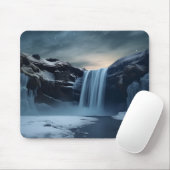 Isländische Wasserlandschaft Mousepad (Mit Mouse)