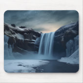 Isländische Wasserlandschaft Mousepad (Vorne)