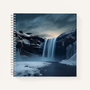 Isländische Wasserlandschaft Notizblock