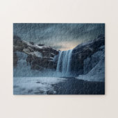 Isländische Wasserlandschaft Puzzle (Horizontal)