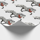 Isländische Weihnachten Geschenkpapier (Ecke)