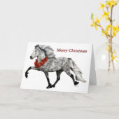 Isländische Weihnachten Karte (Gelbe Blume)