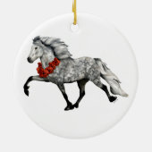 Isländische Weihnachten Keramik Ornament (Hinten)