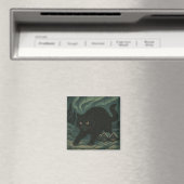 Isländische Weihnachts-Yule-Katze Magnet (In Situ (Geschirrspüler))