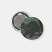 Isländische Weihnachts-Yule-Katze Magnet (Vorderseite/Rückseite)