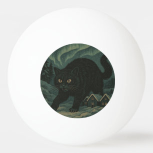Isländische Weihnachts-Yule-Katze Tischtennisball