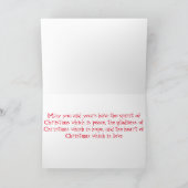 Isländische Weihnachtskarte Feiertagskarte (Innenseite)