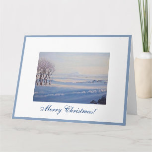 Isländische Weihnachtslandschaft mit Pola.B.Alex C Karte