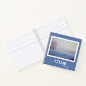 Isländische Winterkunst von Pola.B.Alex Notizblock (Innenseite)