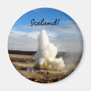 Isländischer Geysir Magnet