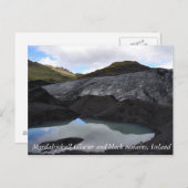 Isländischer Gletscher Postkarte (Vorne/Hinten)