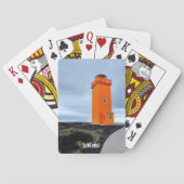 Isländischer Leuchtturm - Spielkarten (Rückseite)