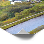 Isländischer Nationalpark Panorama Poster (Ecke)