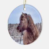 Isländischer PferdePower Keramikornament (Links)