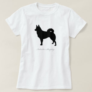 Isländischer Schäferhund-T - Shirt (schwarze