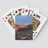 Isländischer Vulkan - Spielkarten (Rückseite)