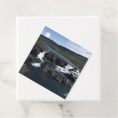 Isländischer Wasserfall - Geschenkanhänger (Beispiel)