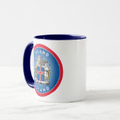 Isländisches Erbe-Emblem Tasse (Vorderseite Links)
